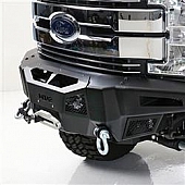 Smittybilt Bumper M1A2 Heavy Duty Modular Design Steel Black  - 612933