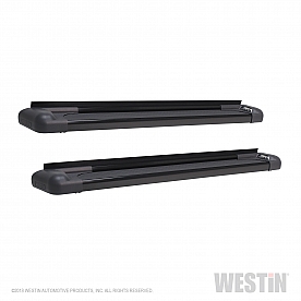 Westin Automotive Running Board Black Aluminum Stationary - 2765755