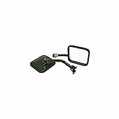 Rugged Ridge Exterior Mirror Manual Square Set Of 2 - 1100107