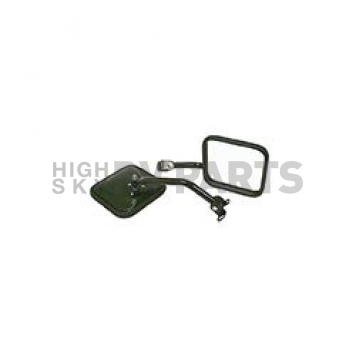 Rugged Ridge Exterior Mirror Manual Square Set Of 2 - 1100107