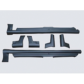Street Scene Side Skirt - Bare Urethane Black Set of 6 - 95070842