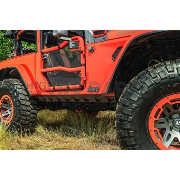 Rugged Ridge Rocker Panel Guard - Flat Polycarbonate Black Textured - 1165162