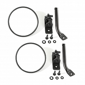 Rugged Ridge Exterior Mirror Manual Round Set Of 2 - 1102521