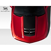 Extreme Dimensions Hood - Primered Fiberglass Black - 108185