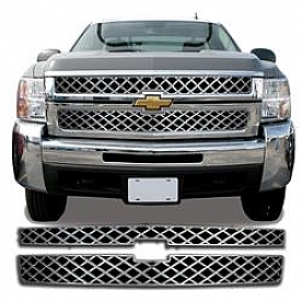 Coast To Coast Grille Insert - Chrome Plated ABS Plastic - GI92