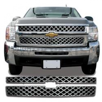 Coast To Coast Grille Insert - Chrome Plated ABS Plastic - GI92