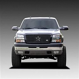 RBP (Rolling Big Power) Grille Insert - Black Steel Rectangular - 258107