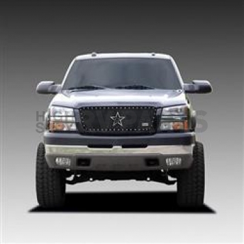 RBP (Rolling Big Power) Grille Insert - Black Steel Rectangular - 258107