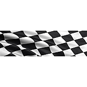 Vantage Point Window Graphics - Checkered Flag - 010010L