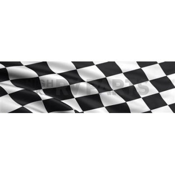 Vantage Point Window Graphics - Checkered Flag - 010010L