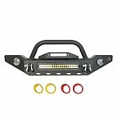 Paramount Automotive Bumper Rock Crawler 1-Piece Design Black - 510058