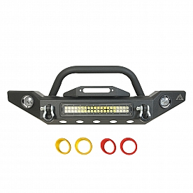 Paramount Automotive Bumper Rock Crawler 1-Piece Design Black - 510058