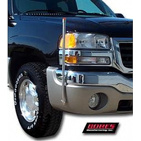 Bores Bumper Guide With LED Amber Marker/ Turn Signal Indicator Tip Set Of 2 - 726110