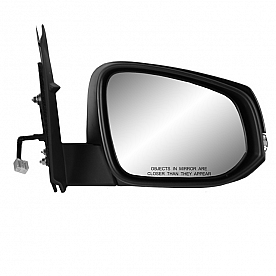 K-Source Exterior Mirror Electric OEM Black Single - 70215T