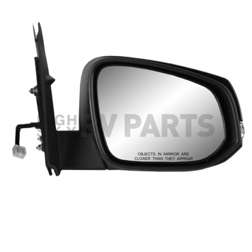 K-Source Exterior Mirror Electric OEM Black Single - 70215T