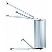 K-Source Exterior Mirror Manual Rectangular Silver Single - H3641