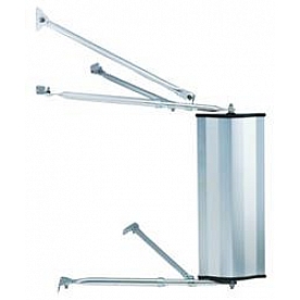 K-Source Exterior Mirror Manual Rectangular Silver Single - H3641