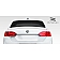 Extreme Dimensions Spoiler - 3 Piece Primered Fiberglass Black - 108223