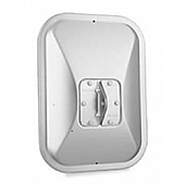 Velvac Exterior Mirror Manual Rectangular Rolled Edge Design - 709002
