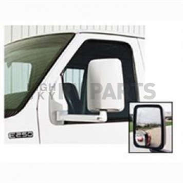 Velvac Exterior Mirror Manual Rectangular Black - 714558