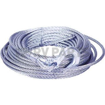 Mile Marker Winch Cable - 100 Feet x 5/16 Inch Galvanized Aircraft Steel - 1950010C