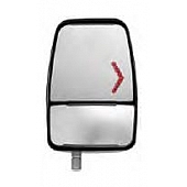 Velvac Exterior Mirror Manual Rectangular Black - 714581