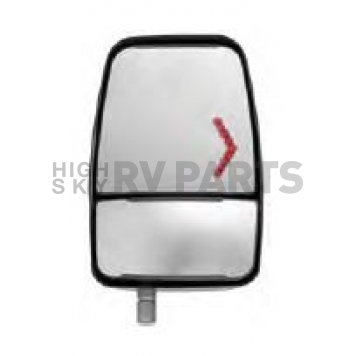 Velvac Exterior Mirror Manual Rectangular Black - 714581