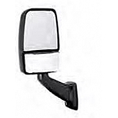 Velvac Exterior Mirror Manual Rectangular Black - 714582