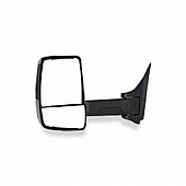Velvac Exterior Mirror Manual Rectangular Black - 715986