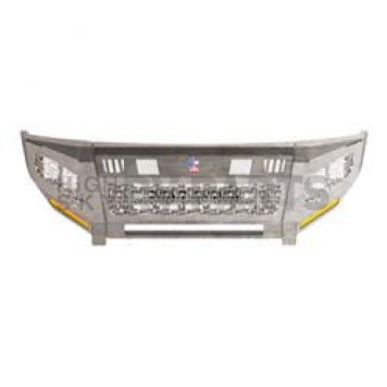 Road Armor Bumper Grille Insert Honeycomb Pattern Bare Silver Steel - 3152DRMH