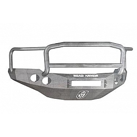 Road Armor Bumper Stealth Lonestar 1-Piece Design Steel Natural - 38205ZNW