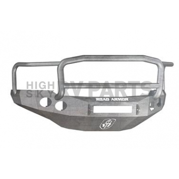 Road Armor Bumper Stealth Lonestar 1-Piece Design Steel Natural - 38205ZNW