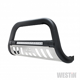 Westin Automotive Bull Bar Tube 3 Inch Black Textured Powder Coated  Steel - 323555L