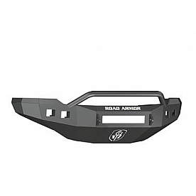 Road Armor Bumper Stealth Pre-Runner 1-Piece Design Steel Black - 382R4BNW