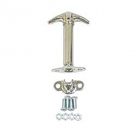 Rugged Ridge Hood Latch Chrome Plated Stainless Steel Silver Single - 1130202