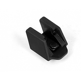 Omix-Ada Hood Latch Black Single - 1121012