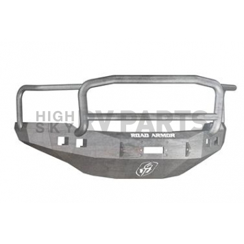Road Armor Bumper Stealth Lonestar 1-Piece Design Steel Natural - 382R5Z