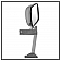 Xtune Exterior Mirror Manual Rectangular Single - 9937002
