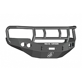 Road Armor Bumper Stealth Titan II 1-Piece Design Steel Black - 38402B
