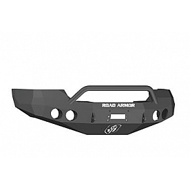 Road Armor Bumper Stealth Pre-Runner 1-Piece Design Steel Black - 37404B