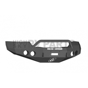 Road Armor Bumper Stealth Pre-Runner 1-Piece Design Steel Black - 37404B
