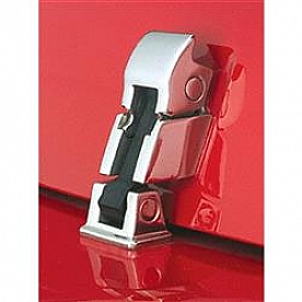 Rugged Ridge Hood Latch Polished Stainless Steel Silver Set Of 2 - 1111605