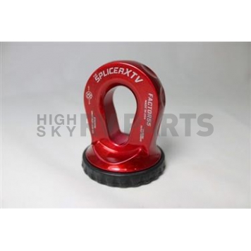 Factor 55 Winch Cable Shackle Mount - 16000 Pounds Red - 0035501