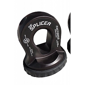 Factor 55 Winch Cable Shackle Mount - 16000 Pounds Black - 0035504