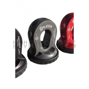 Factor 55 Winch Cable Shackle Mount - 16000 Pounds Gray - 0035506