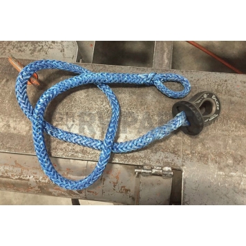 Factor 55 Winch Cable Shackle Mount - 16000 Pounds Gray - 0035506-1