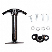 Rugged Ridge Hood Latch Powder Coated Steel Black Single - 1121003
