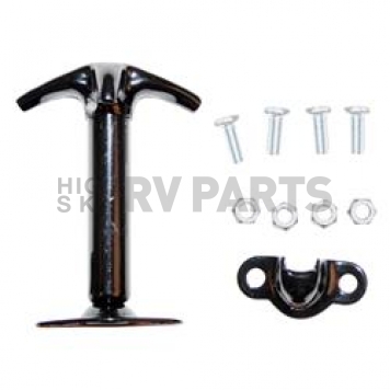 Rugged Ridge Hood Latch Powder Coated Steel Black Single - 1121003