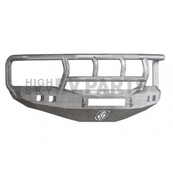 Road Armor Bumper Stealth Titan II 1-Piece Design Steel Natural - 406R2ZNW