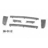 Paramount Automotive Grille Insert - Polished Aluminum 4 Millimeter Horizontal Style - 380112